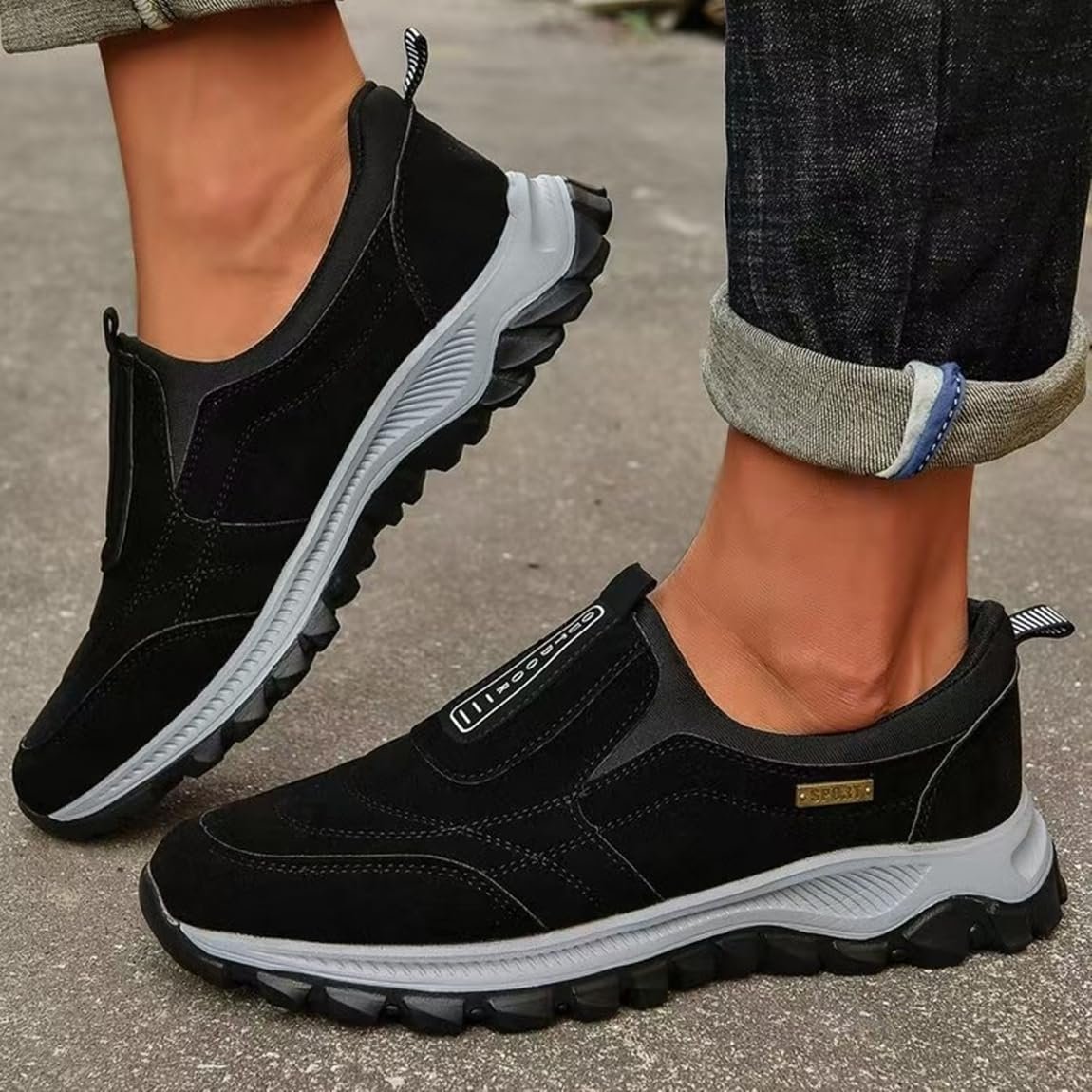 Ортопедичні Кросівки Sudychen Чоловічі дихаючі Повсякденні Легкі Чоловічі Нековзні, фото №7