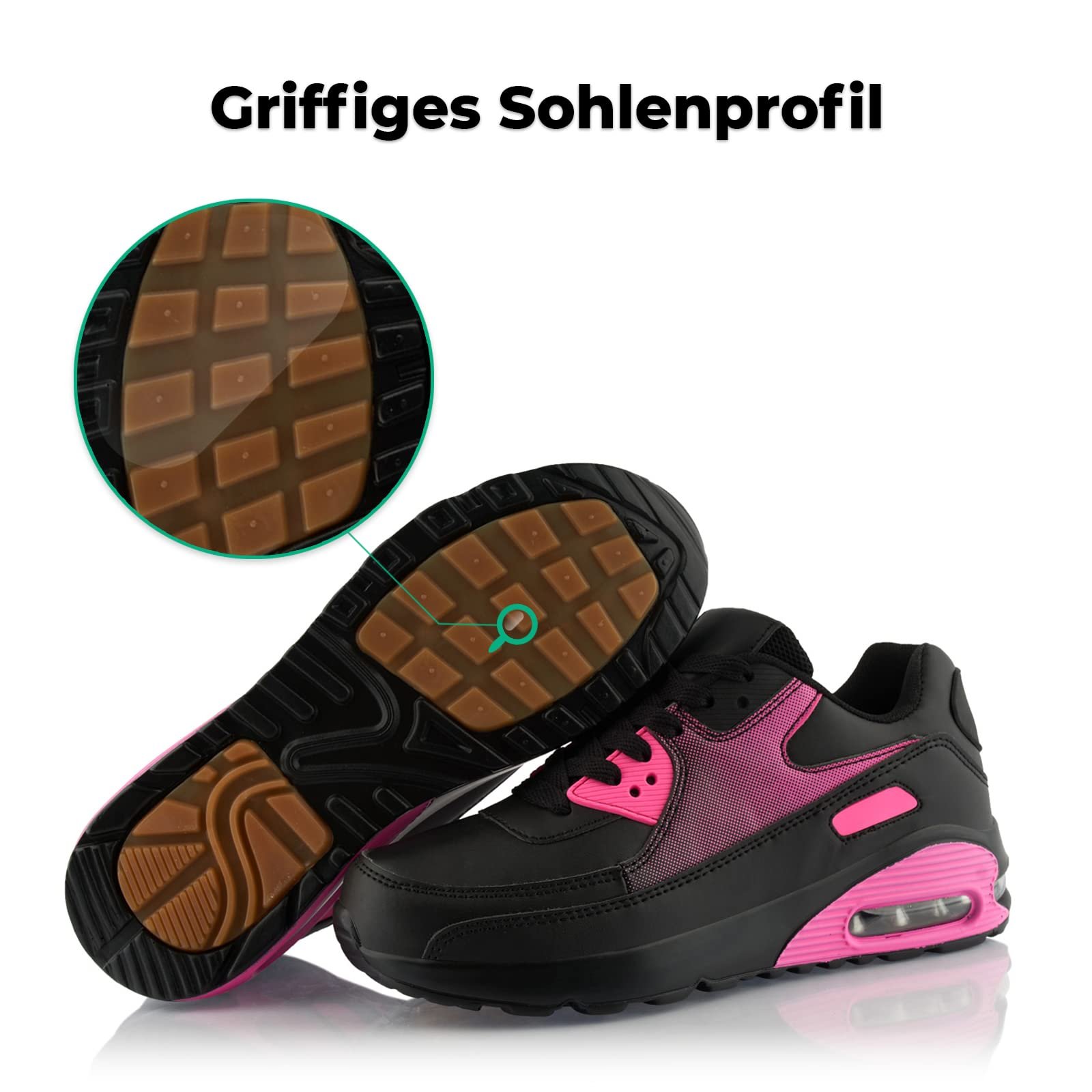 Кроссовки Fusskleidung® Unisex, Спортивная обувь с амортизацией, Легкие кроссовки для бега, фото №4