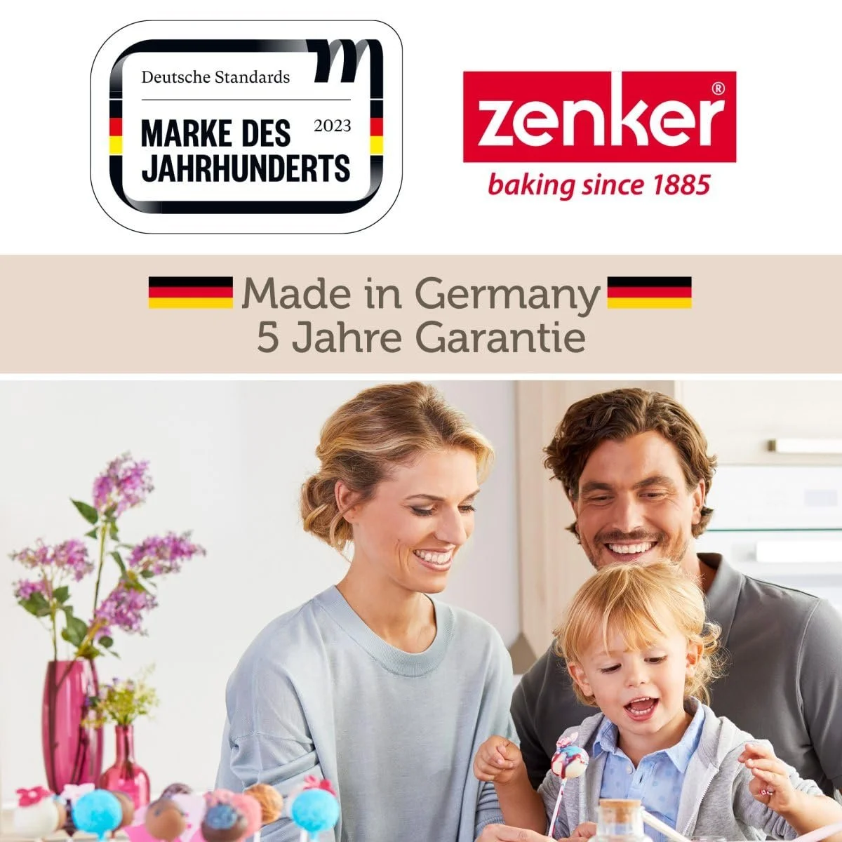 Форма для десертів та запікання Zenker Bake, Click & Go 34 x 24,5 x 8 см з кришкою, фото №9