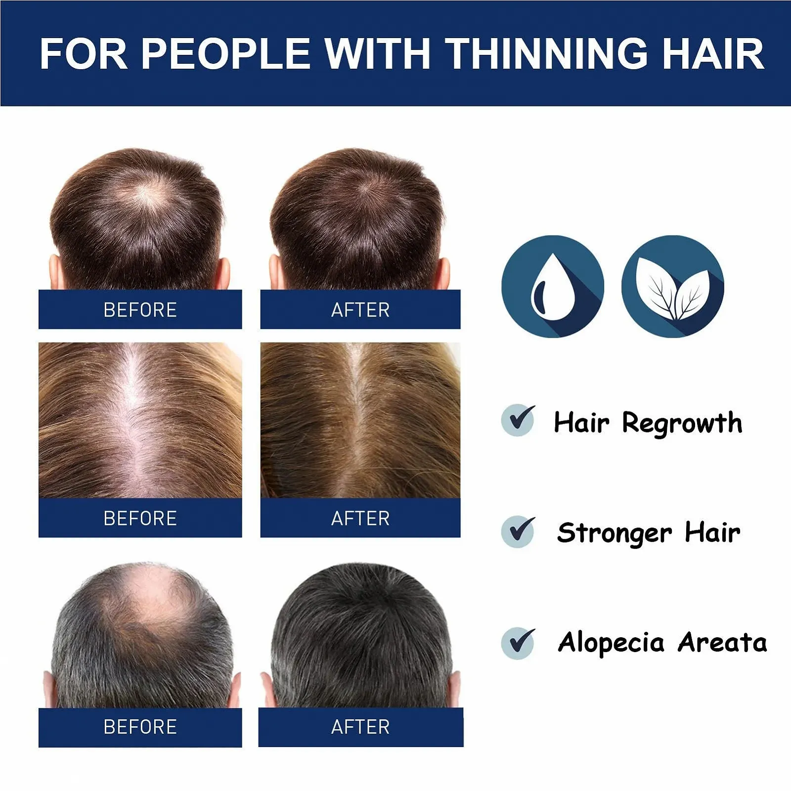 Крем для росту волосся 20 г, крем для відновлення росту, фото №3