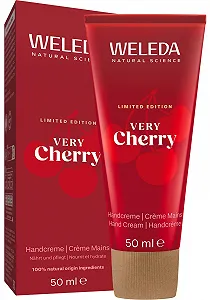 Крем для рук WELEDA Bio Very Cherry Limited Edition Увлажняющий с маслом ши и ароматом вишни, 50 мл - Фото 1