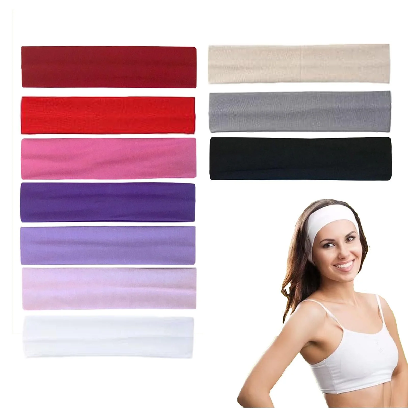 Набір спортивних пов'язок на голову для жінок, фото №1