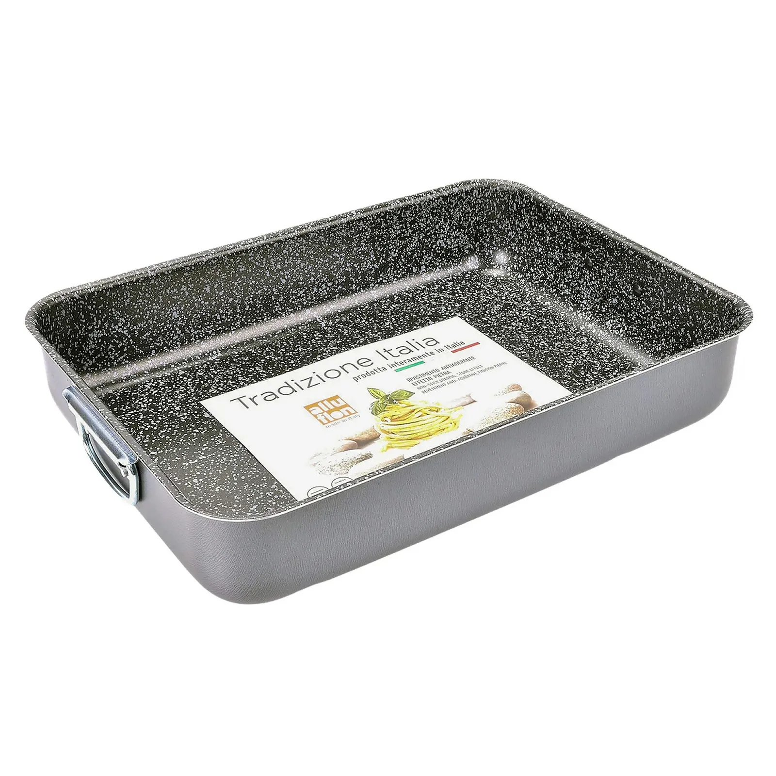 Форма для лазаньи Alluflon Tradition Italy Алюминиевая 37 x 26,5 x 7 см черная, фото №5 Форма для лазаньи Alluflon Tradition Italy Алюминиевая 37 x 26,5 x 7 см черная, фото №5