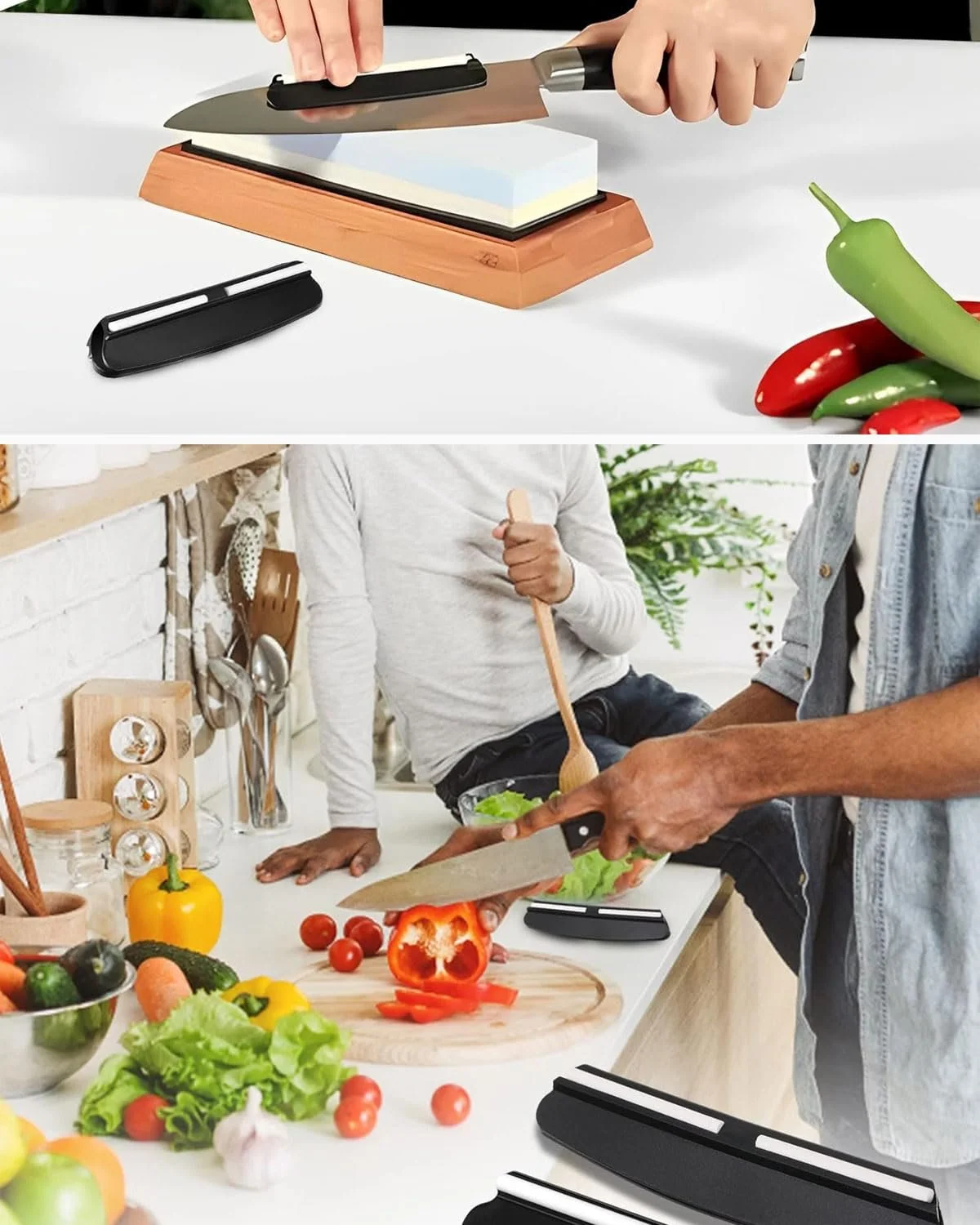 Тримач кута заточування Grinding Aid 15 градусів Black 2 штуки, фото №5