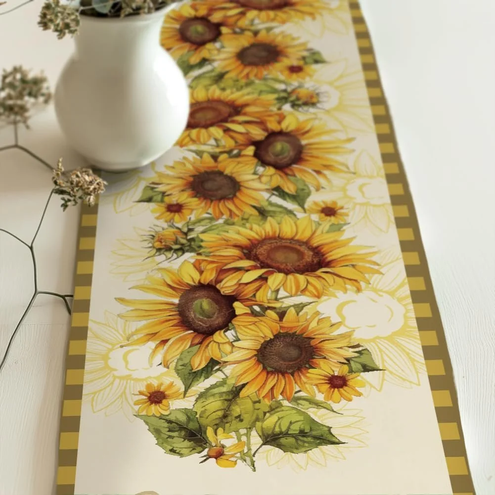Ранер NBEADS Sunflower Modern Summer Washable 33 x 183 см, фото №5 Ранер NBEADS Sunflower Modern Summer Washable 33 x 183 см, фото №5