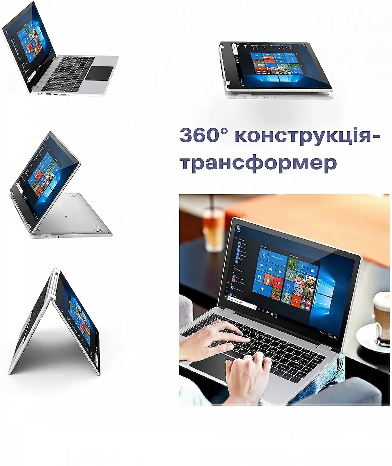 Ноутбук 13.3" AWOW VT13 Intel Pentium J4205 RAM 6GB SSD 512GB Windows 11 (UKR), фото №4