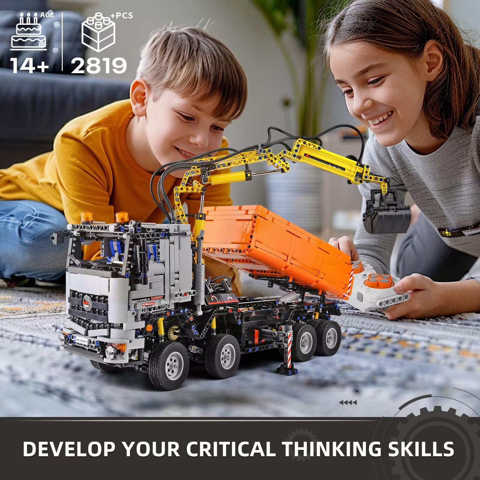 Конструктор Mould King 19007 Technic Crane Truck 2819 Деталі Пульт Дистанційного Керування, фото №4 Конструктор Mould King 19007 Technic Crane Truck 2819 Деталі Пульт Дистанційного Керування, фото №4