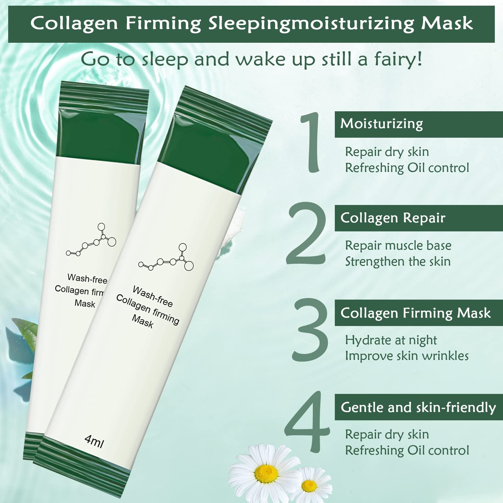 Маска для обличчя Collagen Firming, 40 шт, фото №4