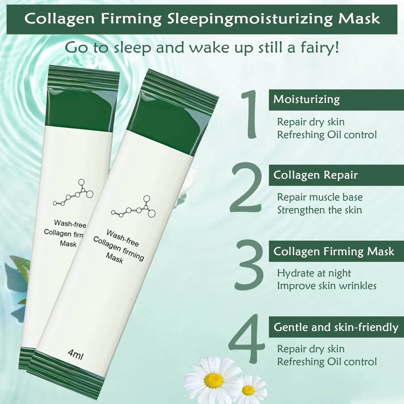Маска для лица Collagen Firming, 40 шт, фото №4