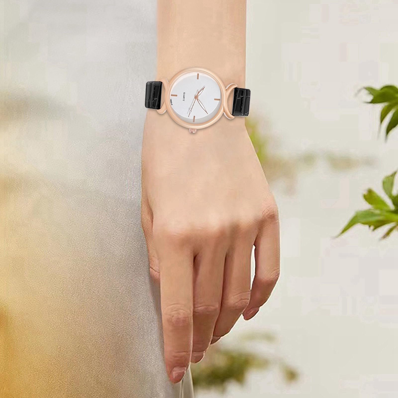 Жіночий годинник Generisch Шкіряний Ремінець Аналоговий Кварц, фото №3 Жіночий годинник Generisch Шкіряний Ремінець Аналоговий Кварц, фото №3