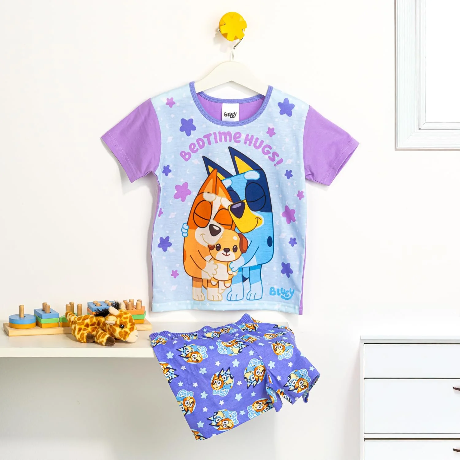 Піжама Bluey та Bingo для дівчат, коротка, офіційний мерчандайз, фото №5 Піжама Bluey та Bingo для дівчат, коротка, офіційний мерчандайз, фото №5
