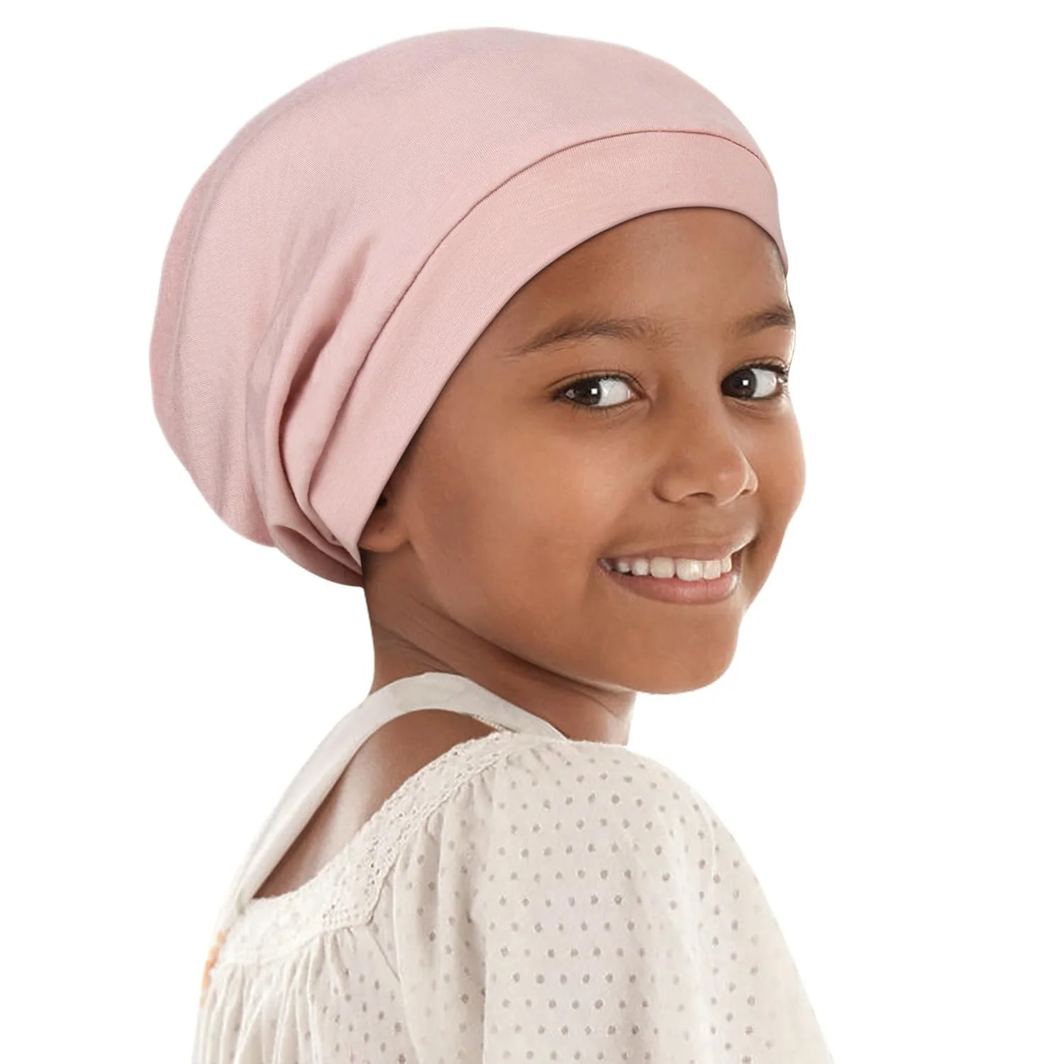 Шапка для сна Alnorm Curly Girls с сатиновой подкладкой и регулируемой комфортной эластичной лентой для девочек-подростков, фото №1