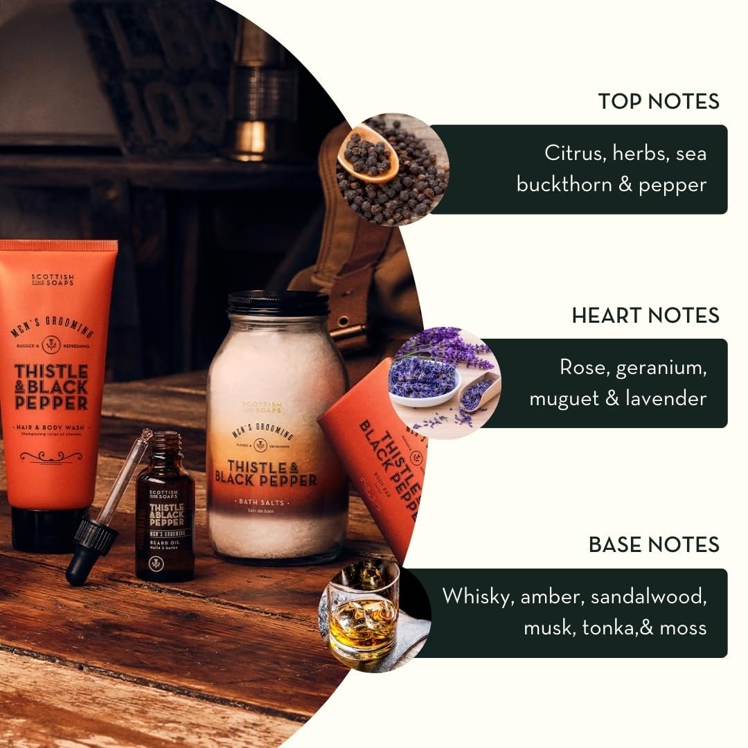 Гель для душа 2-в-1 Scottish Fine Soaps Thistle & Black Pepper 200 мл, фото №3 Гель для душа 2-в-1 Scottish Fine Soaps Thistle & Black Pepper 200 мл, фото №3