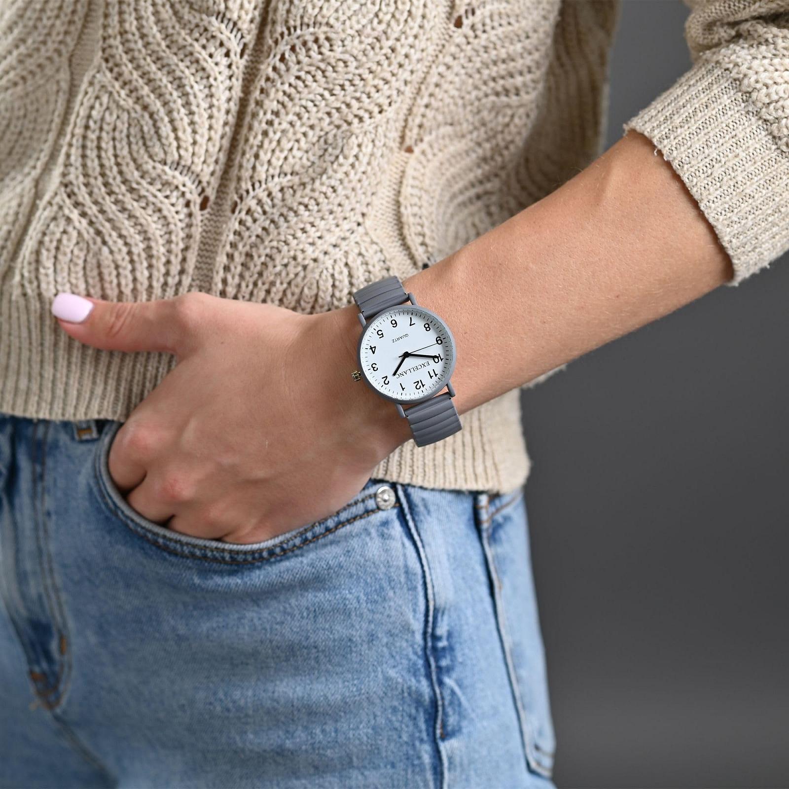 Жіночий годинник Excellanc Сірий, фото №5 Жіночий годинник Excellanc Сірий, фото №5