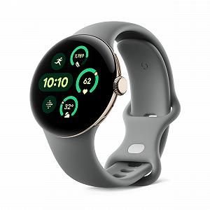 Смарт-годинник Google Pixel Watch 3 (41 мм) LTE, алюмінієвий корпус кольору шампанського золота, ремінець кольору лісового горіха - Фото 1