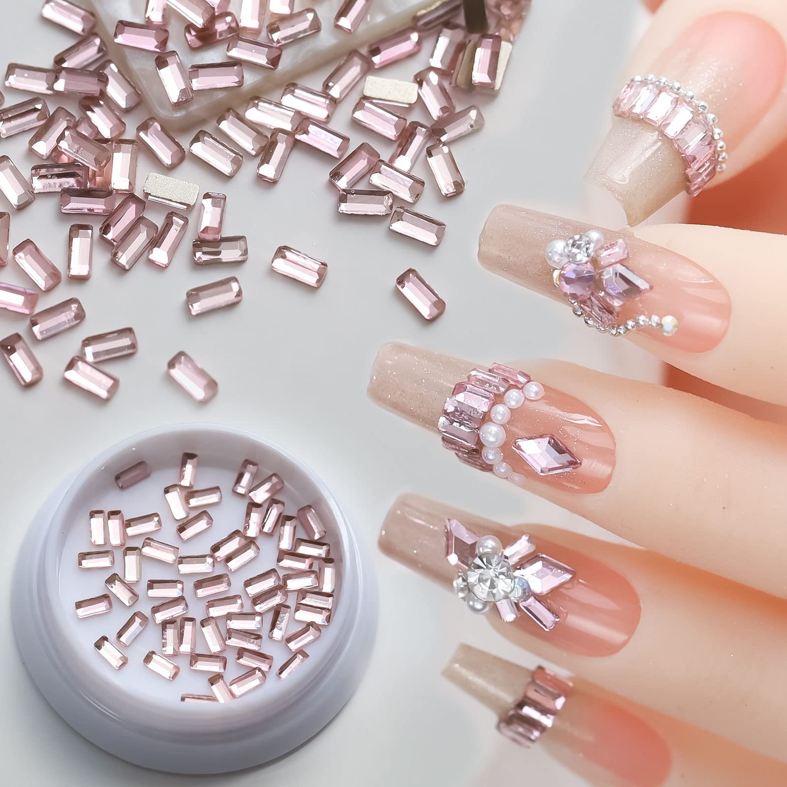 Стрази Прозорий Кристал Діамантовий Дизайн 50 шт., фото №7