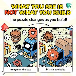 Пазл Odd Pieces Mystery Jigsaw Puzzle 1000 элементов 50 x 70 см synthetic.ua - Фото 1