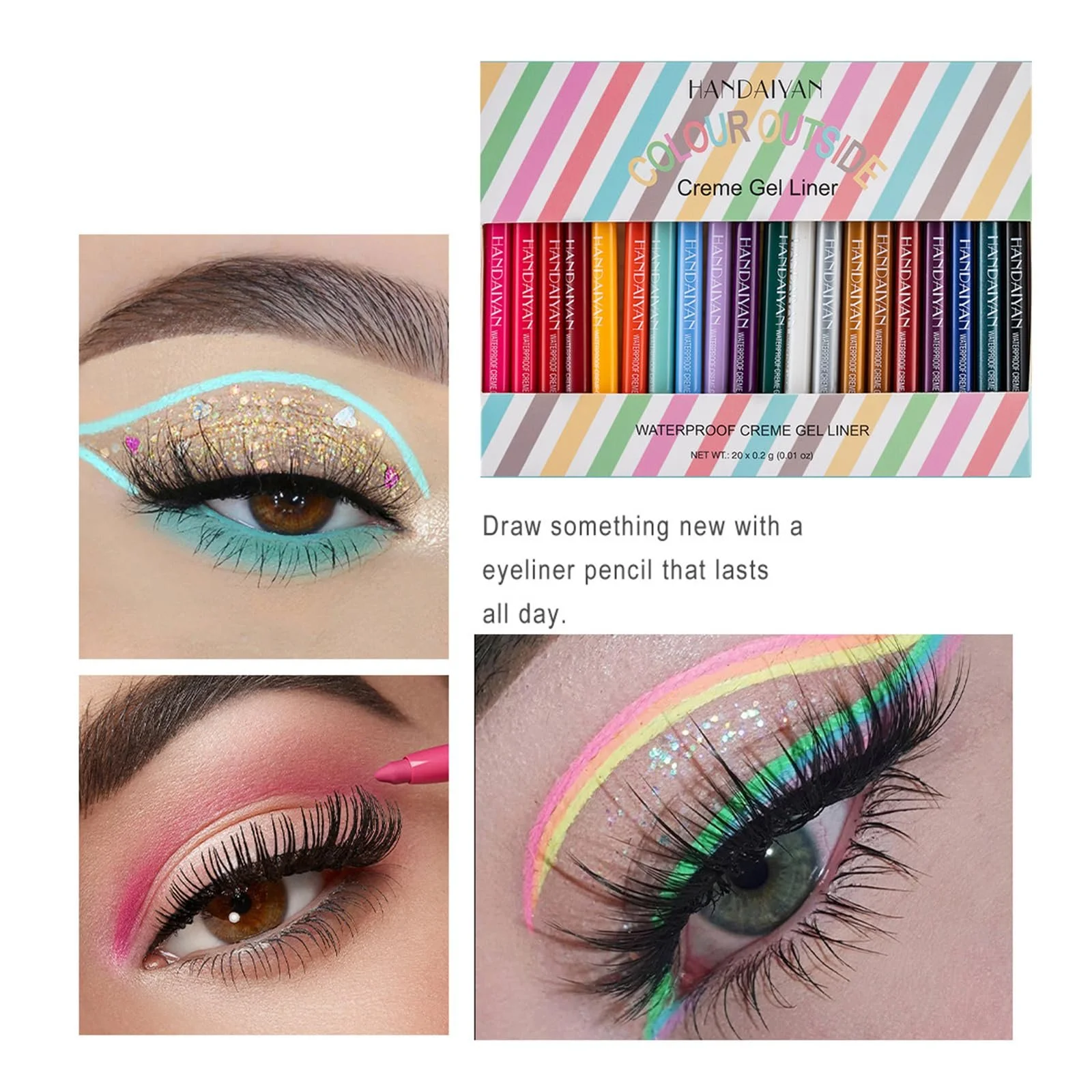 Олівець для очей Кольоровий Набір, фото №4