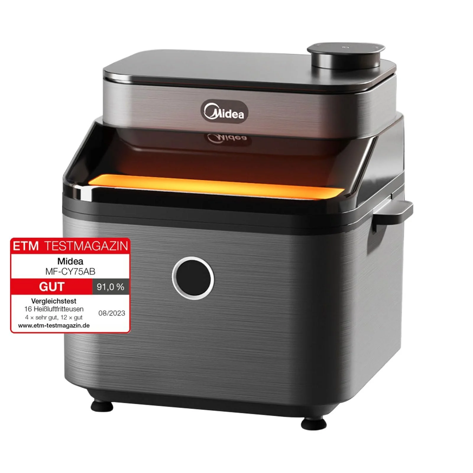 Мультипіч Midea DualTaste 7 л XXL Juicy & Crispy 8 програм 1650 Вт, фото №1