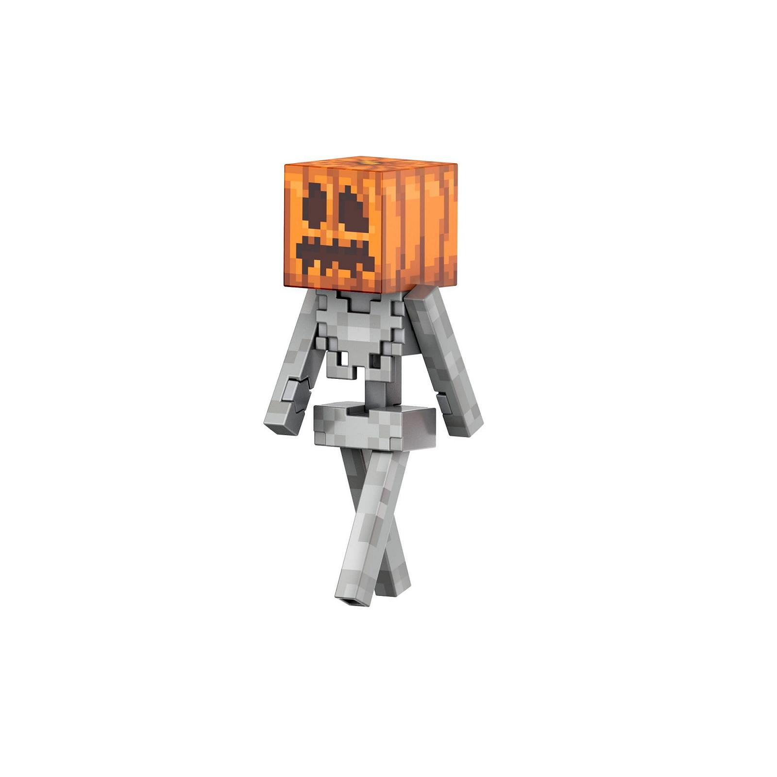 Фигурка Mattel Minecraft Diamond Level Skeleton С аксессуарами 14 см Пиксельный дизайн, фото №3