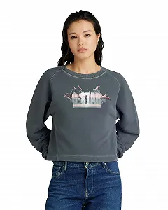 Свитер G-STAR Overdyed Merch Loose - Фото 1