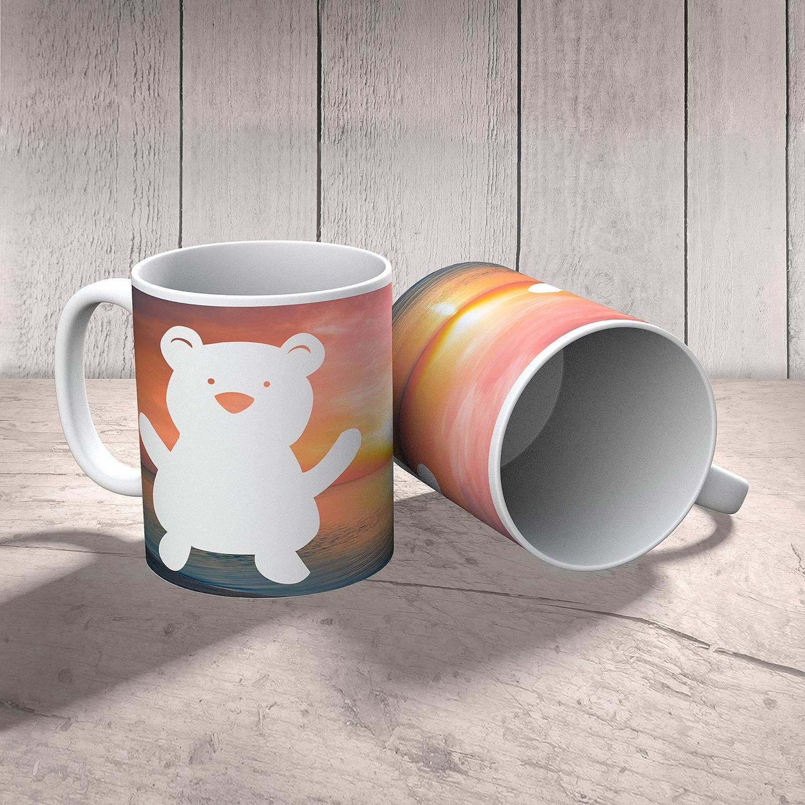 Кружка Детская Mr. & Mrs. Panda Мишка без бантика 80 мм x 90 мм x 80 мм, фото №3