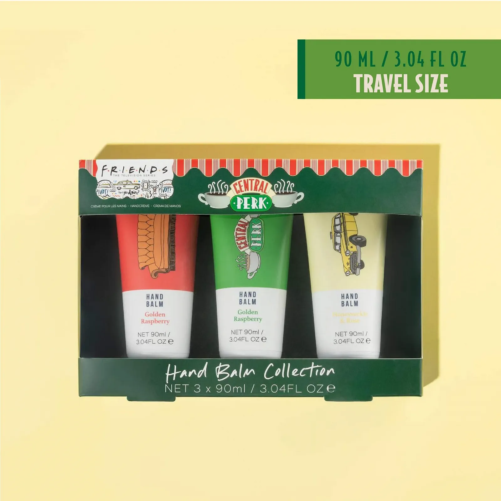Бальзам для рук Friends TV Series - Набір з трьох ароматизованих бальзамів для рук 90 мл, фото №3