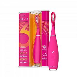 Електрична зубна щітка FOREO ISSA mini 3 Wild Strawberry 4-в-1 звукова силіконова - Фото 1