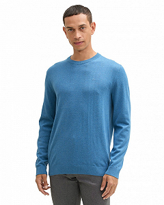 Джемпер men's Pullover sweater TomTailor Синій XL - Фото 1