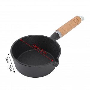 Сковорідка Qukaim Mini Cast Iron 13 x 5 см Дерев'яна ручка ціна на synthetic.ua - Фото 1 Сковорідка Qukaim Mini Cast Iron 13 x 5 см Дерев'яна ручка synthetic.ua - Фото 1