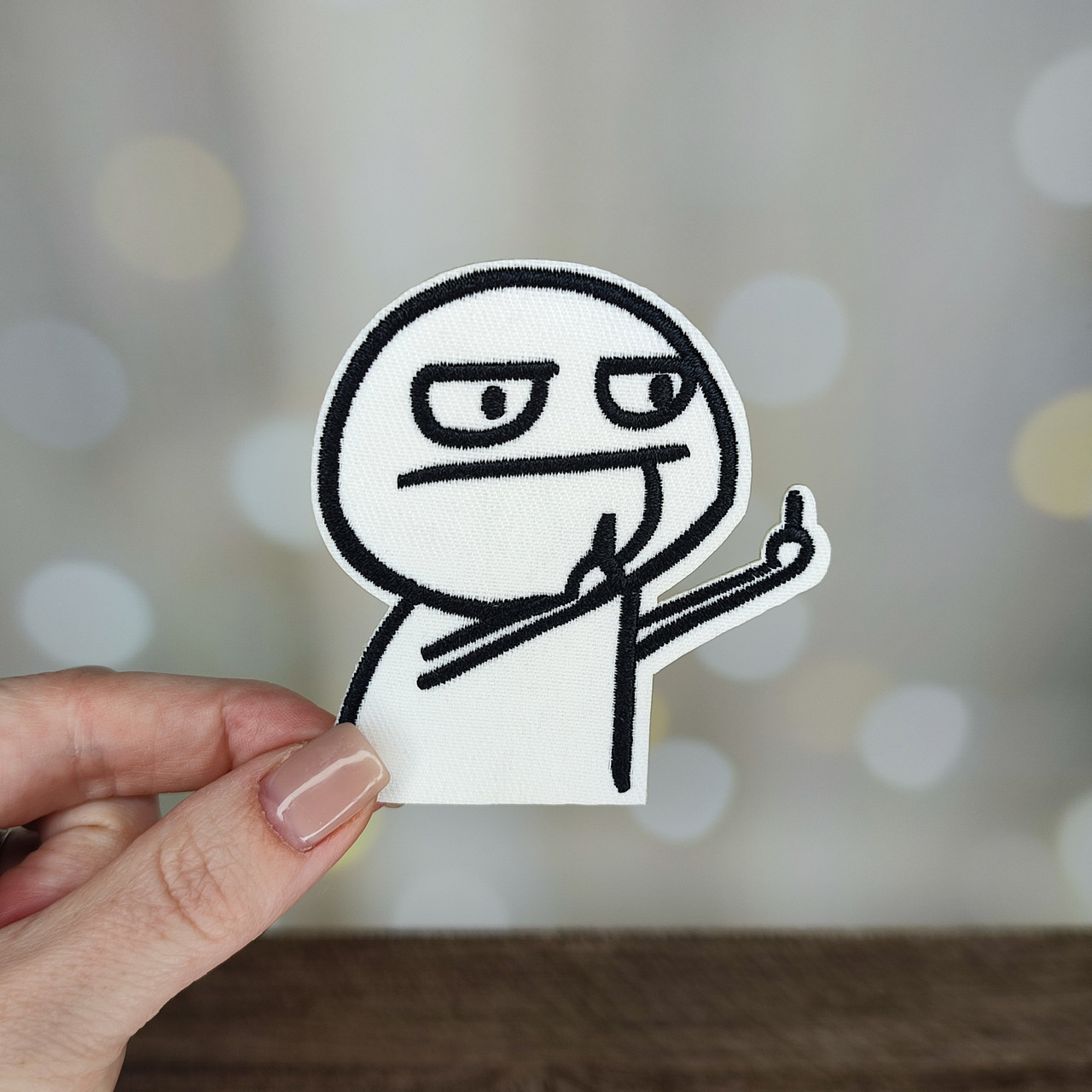 Нашивка патч Мем Фак, фото №1 Нашивка патч Мем Фак, фото №1