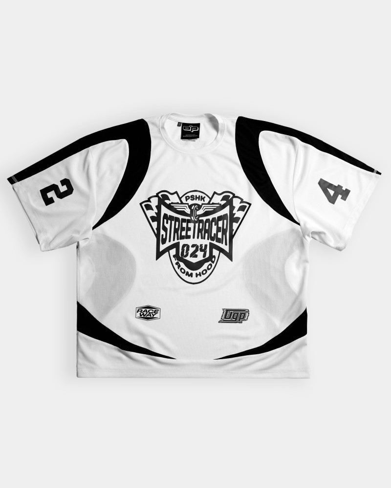 Футболка оверсайз Ogonpushka Flag біла, фото №1