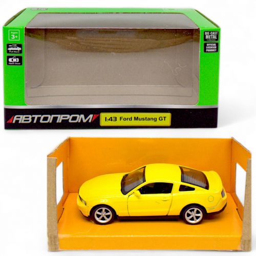 Машинка Автопром Ford Mustang GT ЖОВТА [tsi243875-TSI], фото №1