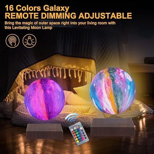 Лампа Vnemofey Floating Moon Lamp 16 цветов Galaxy, фото №2 Лампа Vnemofey Floating Moon Lamp 16 цветов Galaxy, фото №2