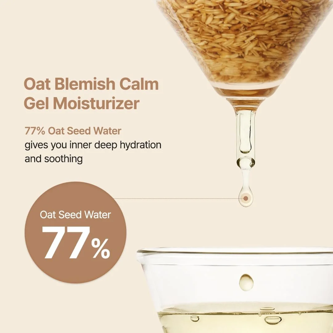 Гель-крем для обличчя PURITO Oat In Calming заспокійливий з вівсяною водою 77%, 100 мл, фото №3 Гель-крем для обличчя PURITO Oat In Calming заспокійливий з вівсяною водою 77%, 100 мл, фото №3