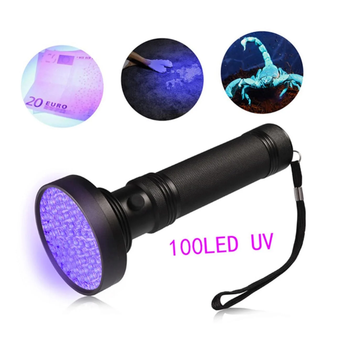 Ультрафіолетовий ліхтарик VANZACK Ультрафіолетовий Ультрафіолетовий світлодіодний для домашніх тварин, фото №4