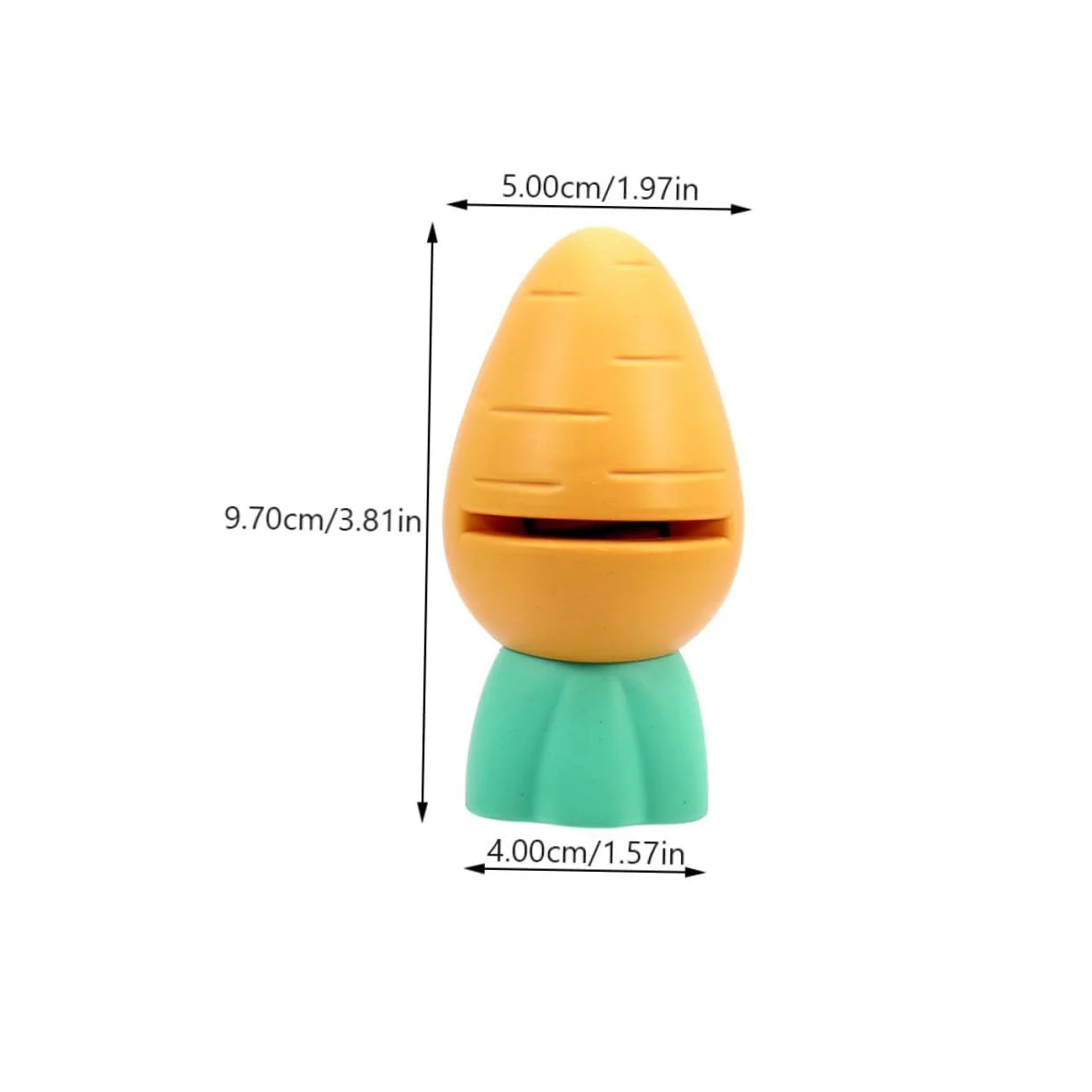 Точилка для ножів VALICLUD набір 4 шт. міні у формі моркви ергономічна нековзна, фото №2