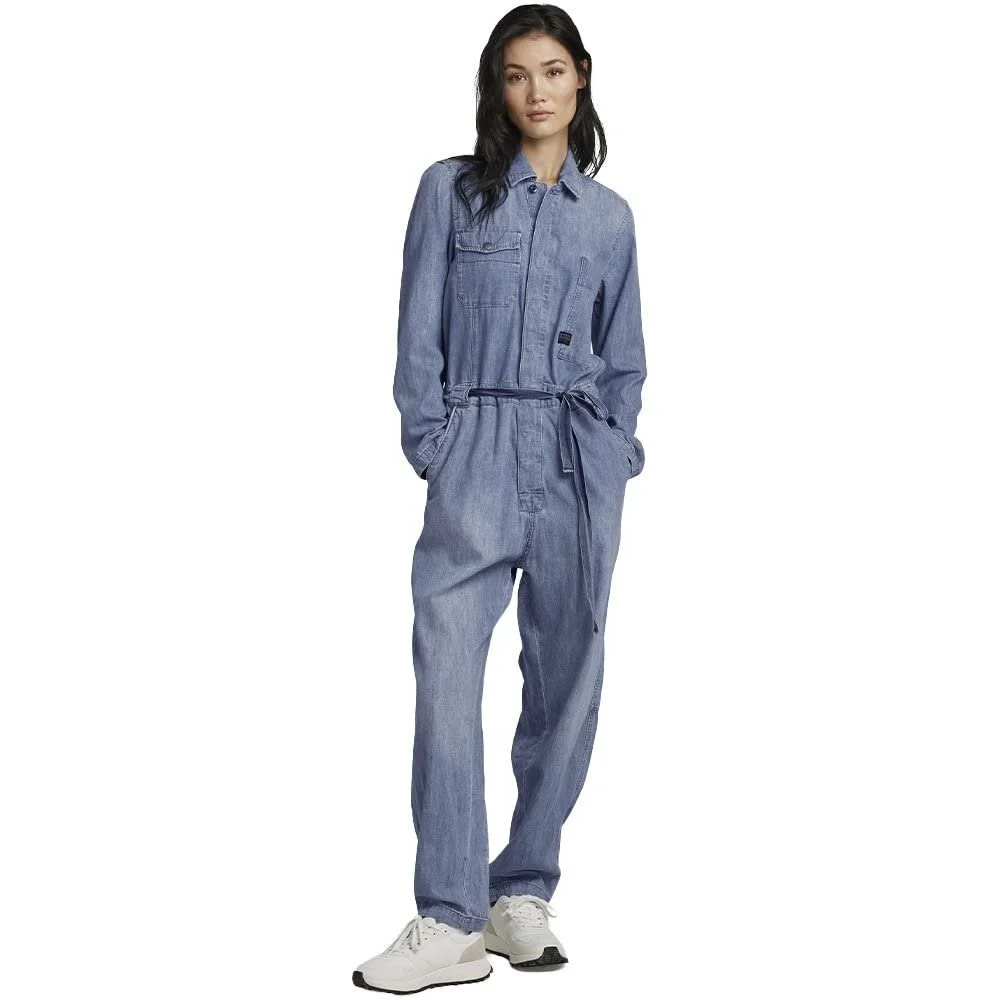 Жіночий джинсовий комбінезон G-Star Denim Jumpsuit Long Sleeve Medium Aged -XL, фото №1