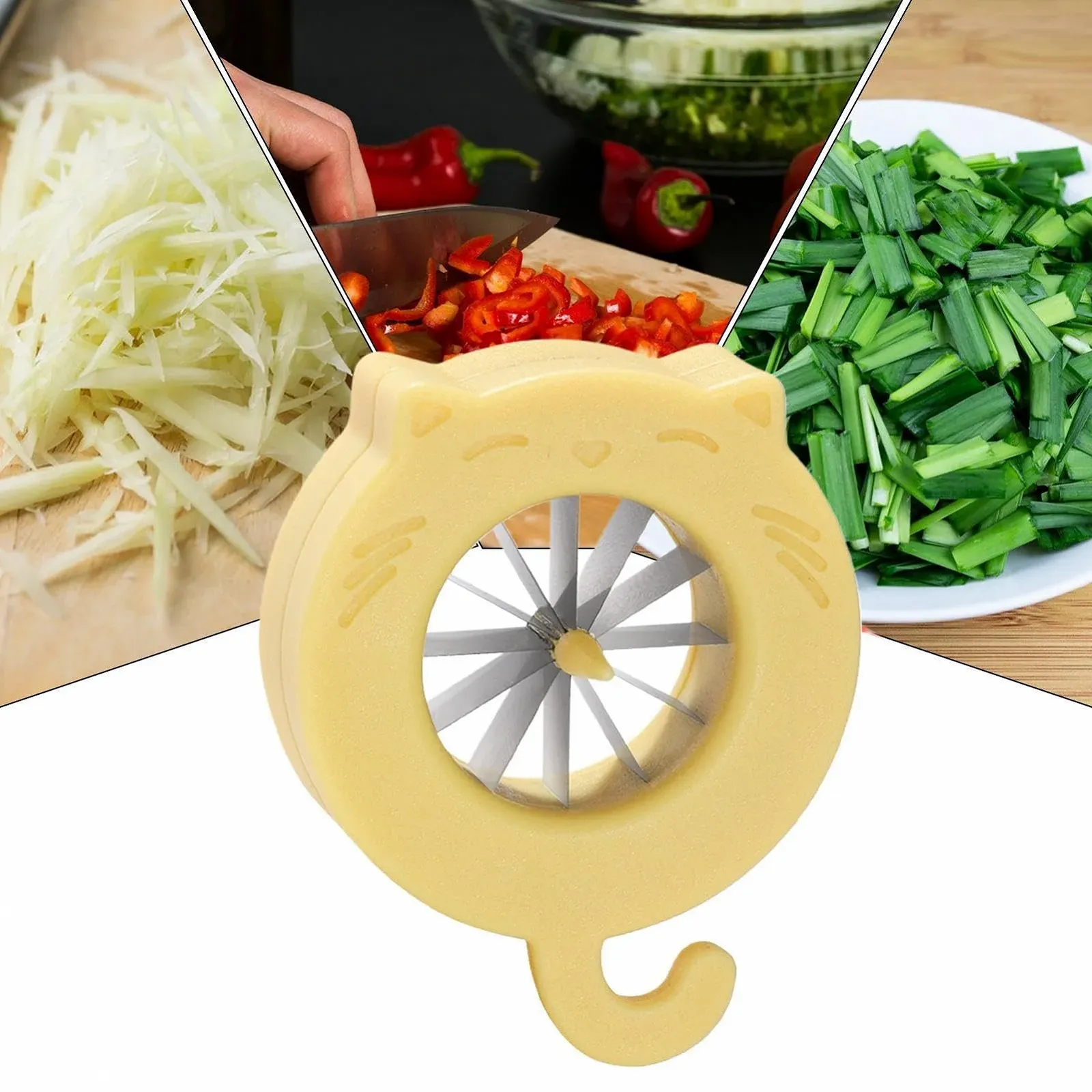 Подрібнювач цибулі, терка для цибулі з нержавіючої сталі, фото №4