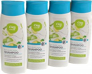 Шампунь Cien Nature Organic Aloe Vera для сухих и поврежденных волос, 4 упаковки (4 x 200 мл) - Фото 1