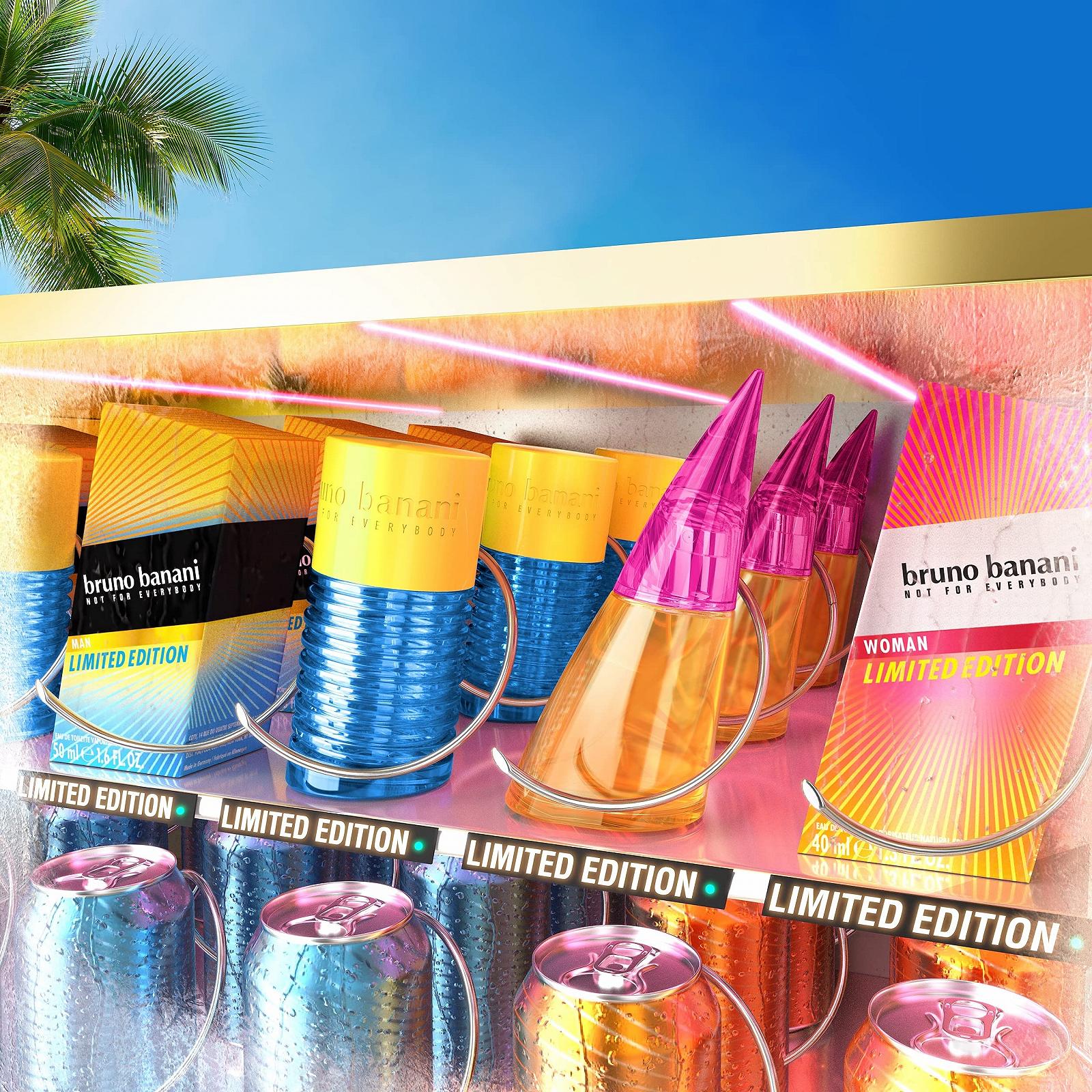 Eau De Toilette bruno banani Man Limited Edition 2021 Oriental Woody мужской аромат в стеклянном флаконе, фото №6