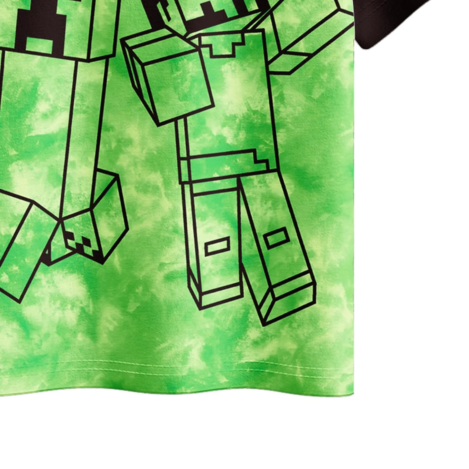 Піжама для хлопчиків Pitevotur, ігрова, з короткими рукавами, Enderman, фото №4