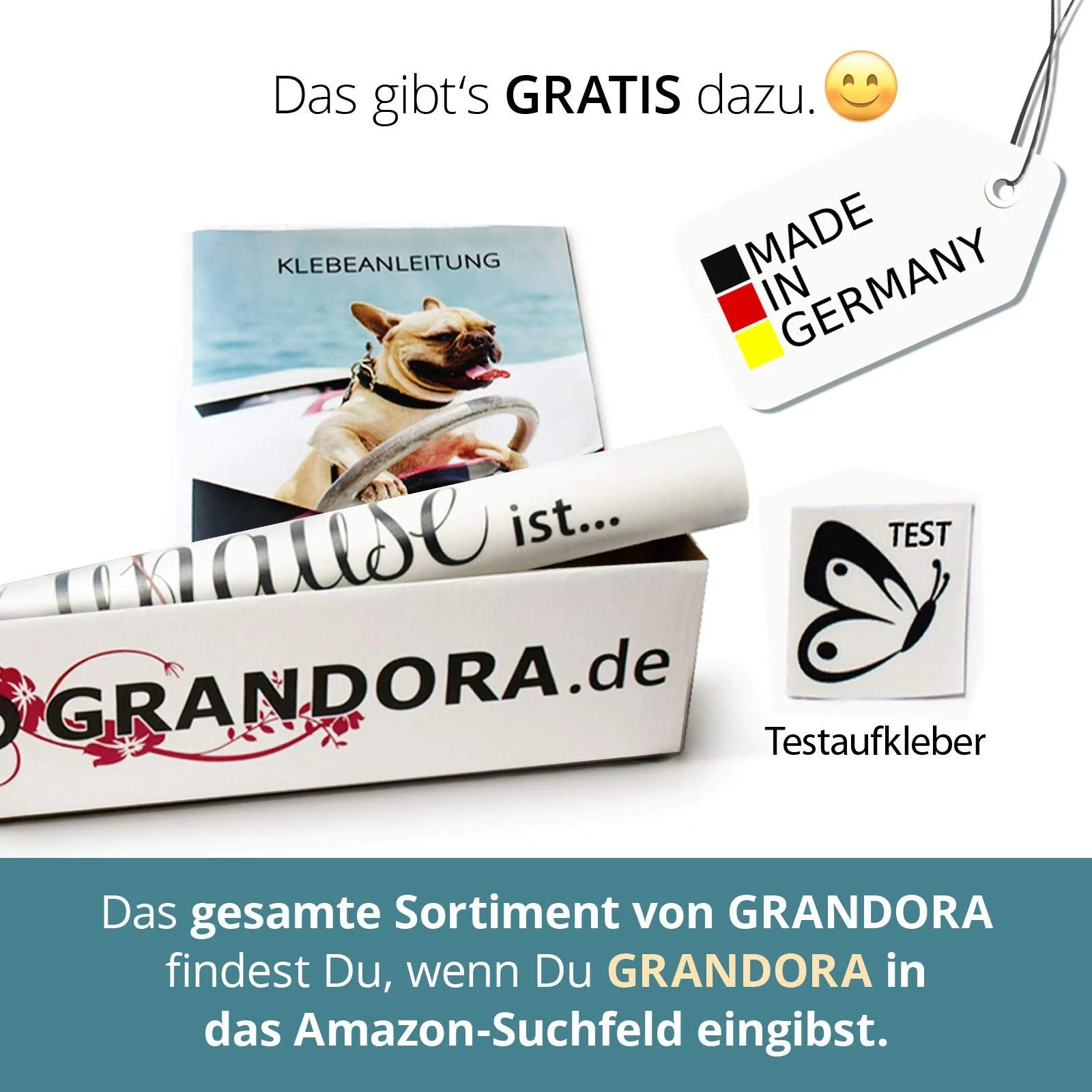 Наклейка на стену Grandora W5329 Toilet Lounge темно-серая 19 x 19 см, фото №5