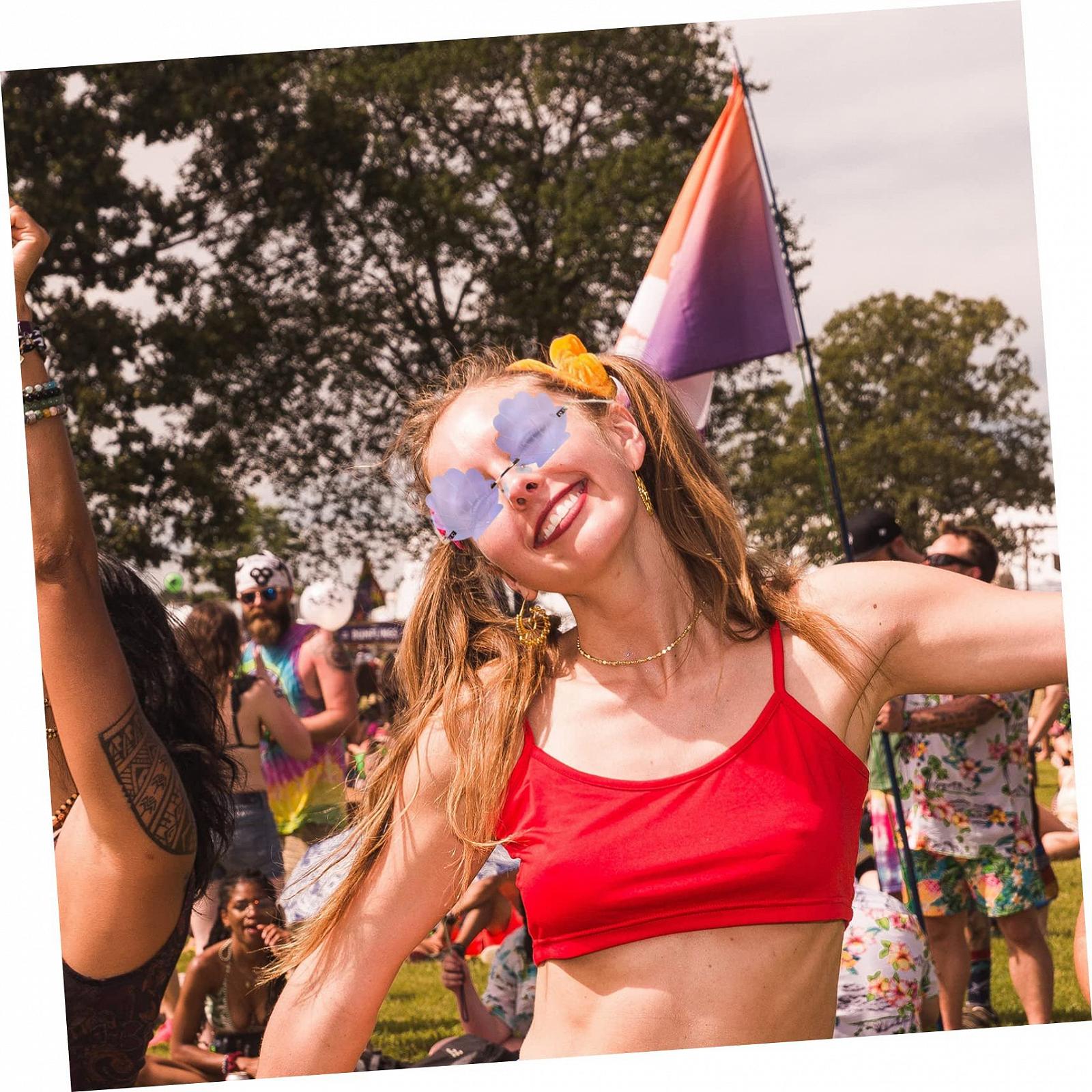 Набір сонцезахисних окулярів з 5 штук, імітація черепашки, ударостійкі, фото №5