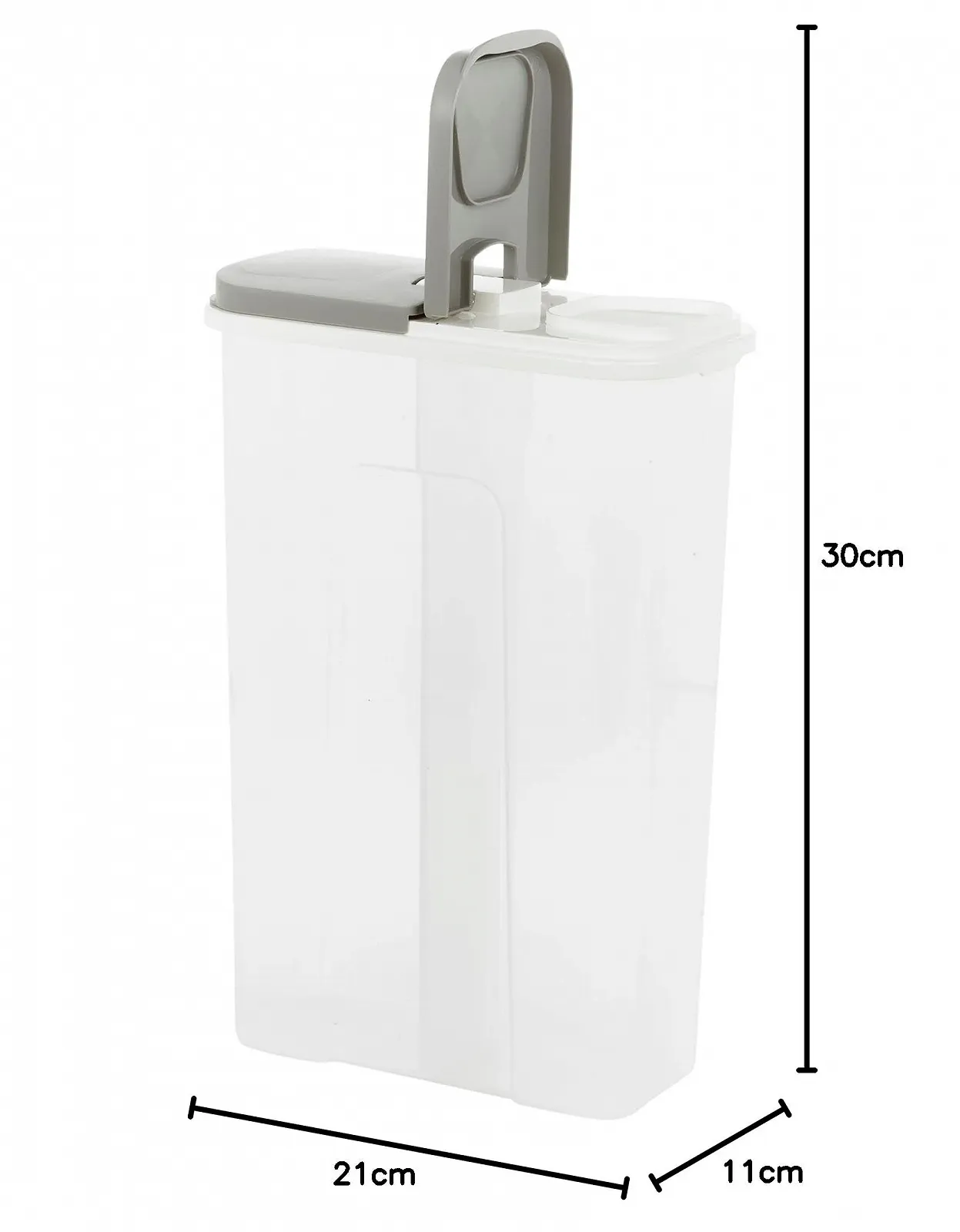 Ємності для зберігання URBNLIVING Clear Plastic герметичні Сірий, фото №7 Ємності для зберігання URBNLIVING Clear Plastic герметичні Сірий, фото №7