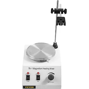 Магнитная мешалка с нагревательной пластиной VEVOR 79-1 White/Silver synthetic.ua - Фото 1