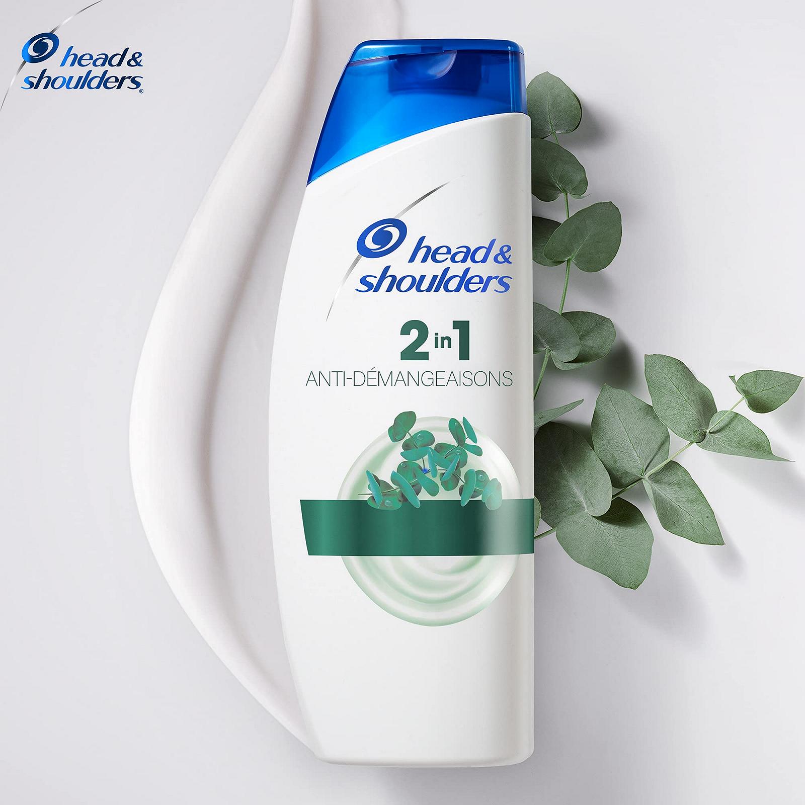 Шампунь Head & Shoulders Pure Intense заспокійливий від свербіння від лупи 3 x 270 мл, фото №2