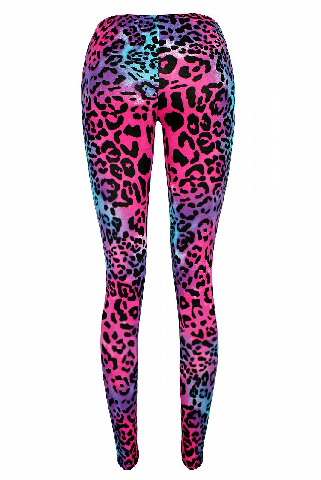 Леггинсы WearAll Leopard Animal Print, размер 36-42 EU/6-8 UK, фото №2