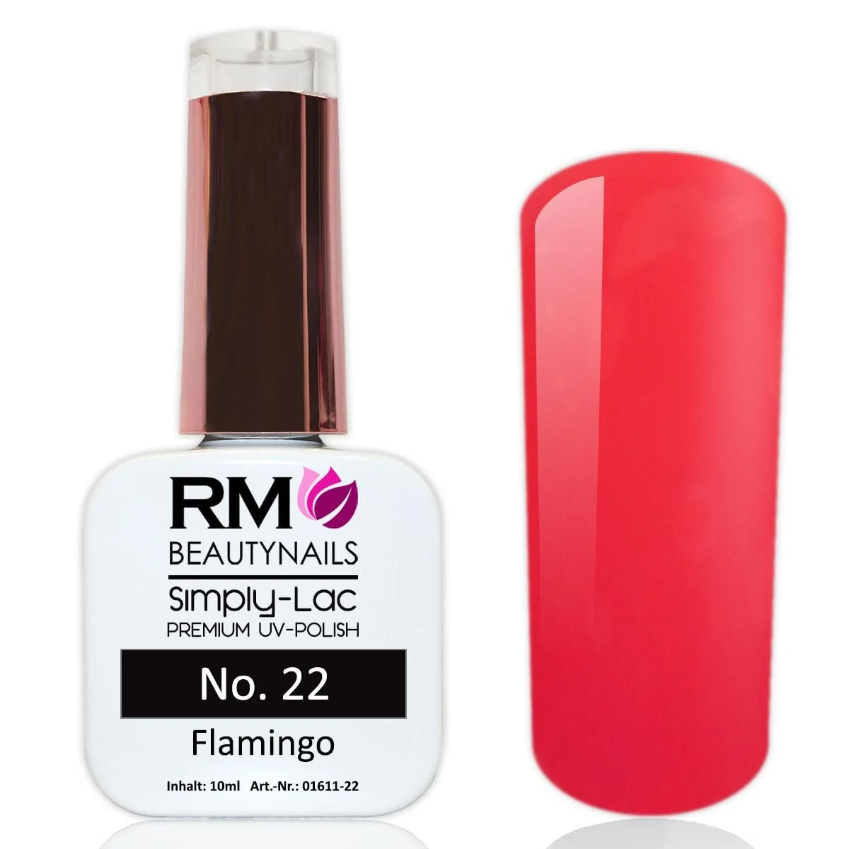 Гель-лак Simply-Lac Premium № 22 Flamingo Pink Red 10 мл, фото №1 Гель-лак Simply-Lac Premium № 22 Flamingo Pink Red 10 мл, фото №1