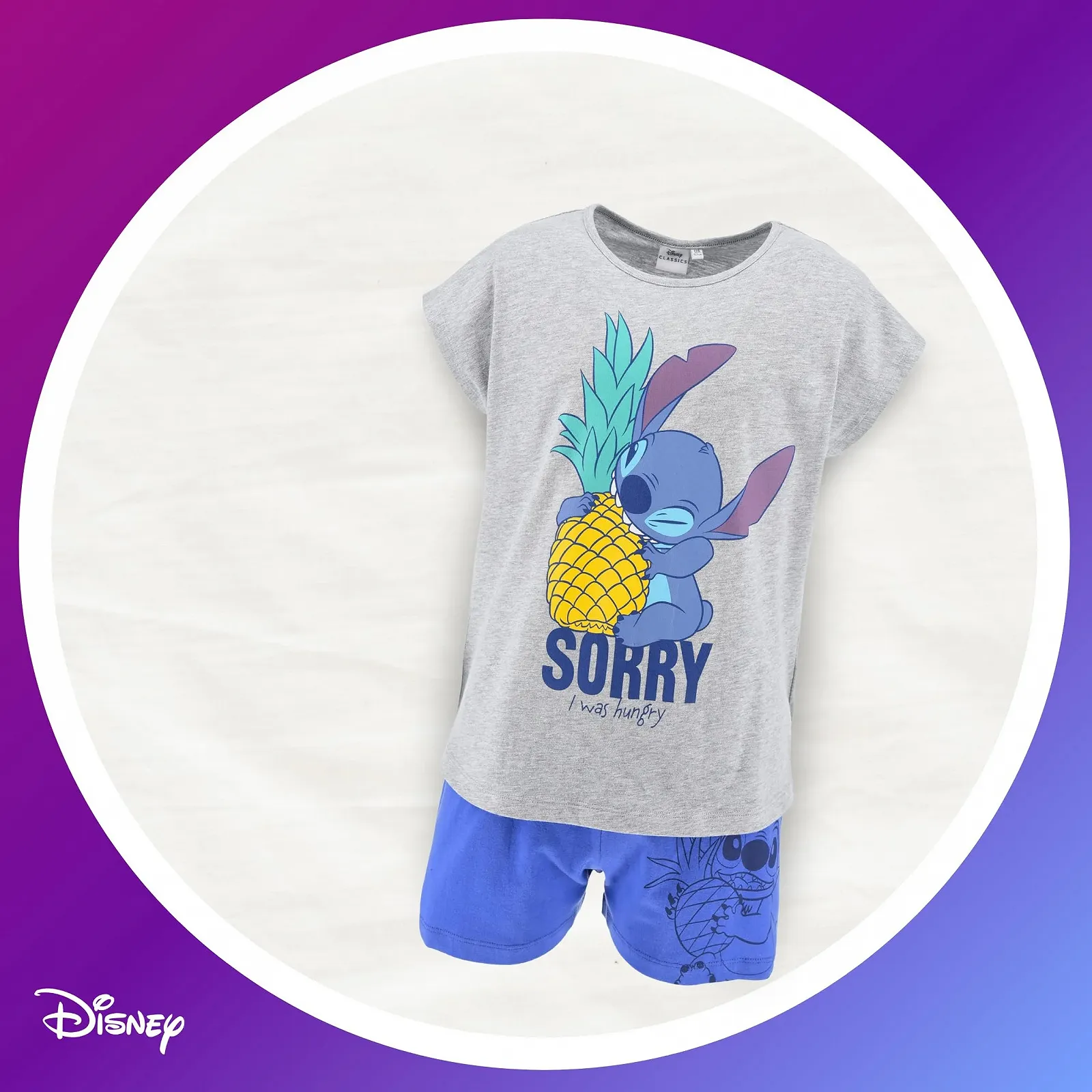 Комплект (футболка та шорти) Disney Stitch Sorry, фото №4 Комплект (футболка та шорти) Disney Stitch Sorry, фото №4